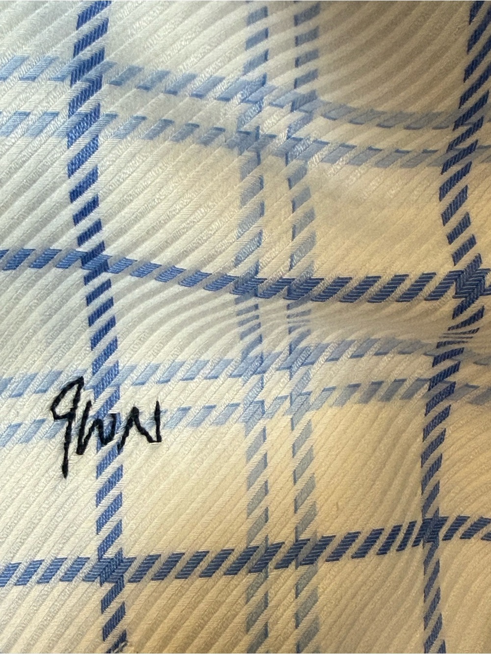 John W. Nordstrom Vintage Plaid Cotton Dress Shirt 17-33 - Picture 7 of 9